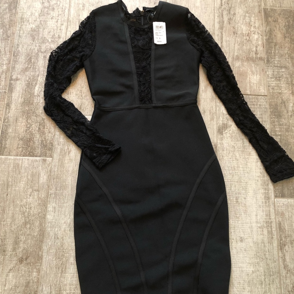 Black bandage lace dress - Picture 2 of 2